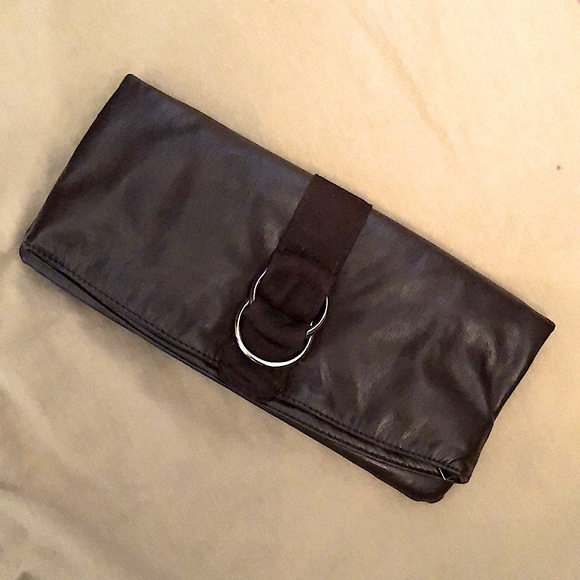 NWOT Nine West Brown Clutch - Picture 1 of 3